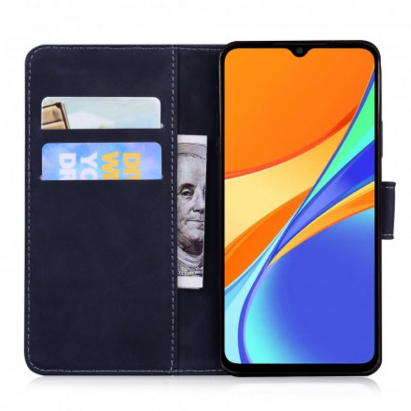 Fliptok / Bőrtok Xiaomi Redmi 9C Tigris Arcnyomat