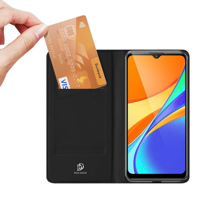 Fliptok Xiaomi Redmi 9C Bőrtok Skin Pro Series Dux Ducis