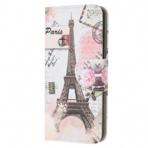 Fliptok Xiaomi Redmi 9C Retro Eiffel-torony