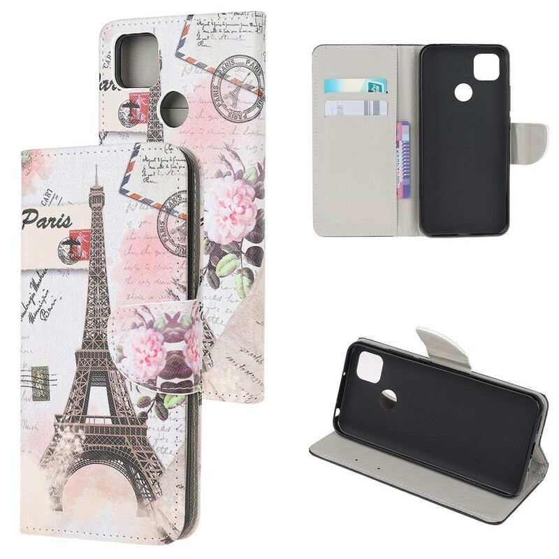 Fliptok Xiaomi Redmi 9C Retro Eiffel-torony