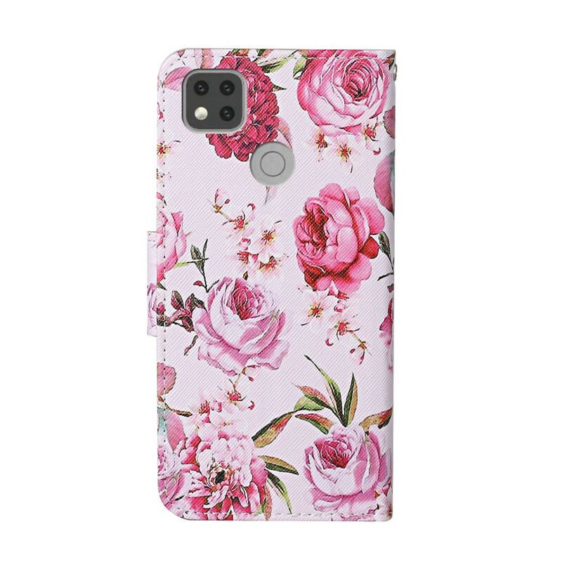 Fliptok Xiaomi Redmi 9C Retro Liberty Flowers