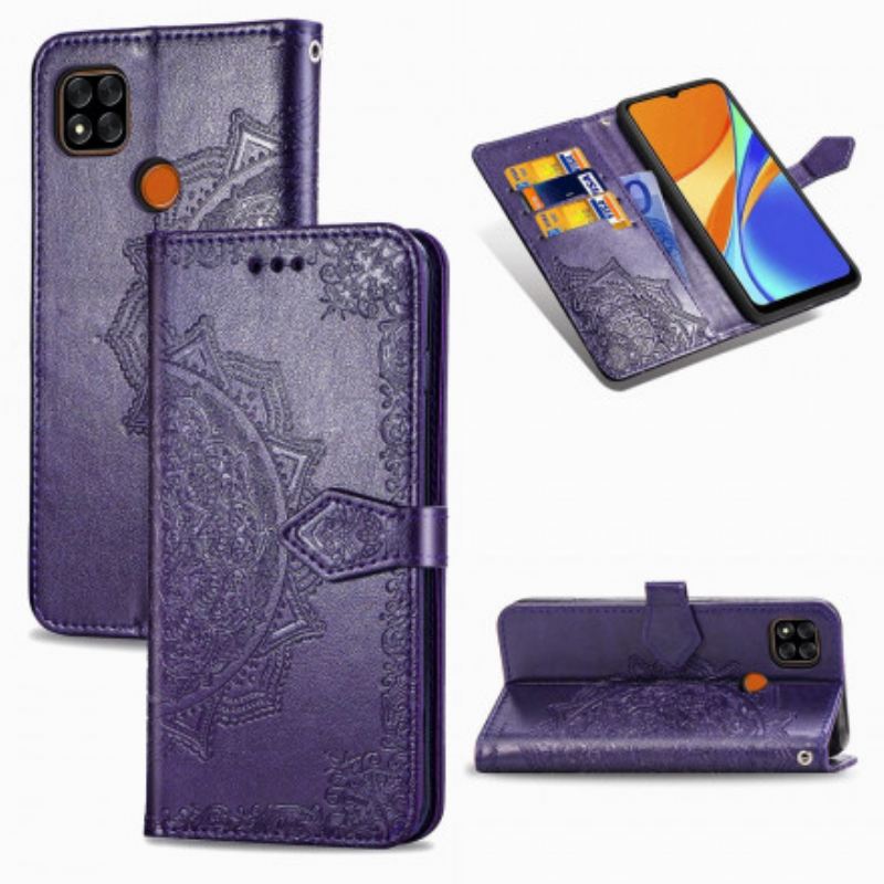 Kinyitható Tokok Xiaomi Redmi 9C Mandala Középkor