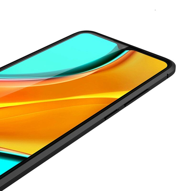 Tok Xiaomi Redmi 9C Dupla Vonalú Litcsi Bőrhatás