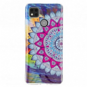 Tok Xiaomi Redmi 9C Fluoreszkáló Színes Mandala