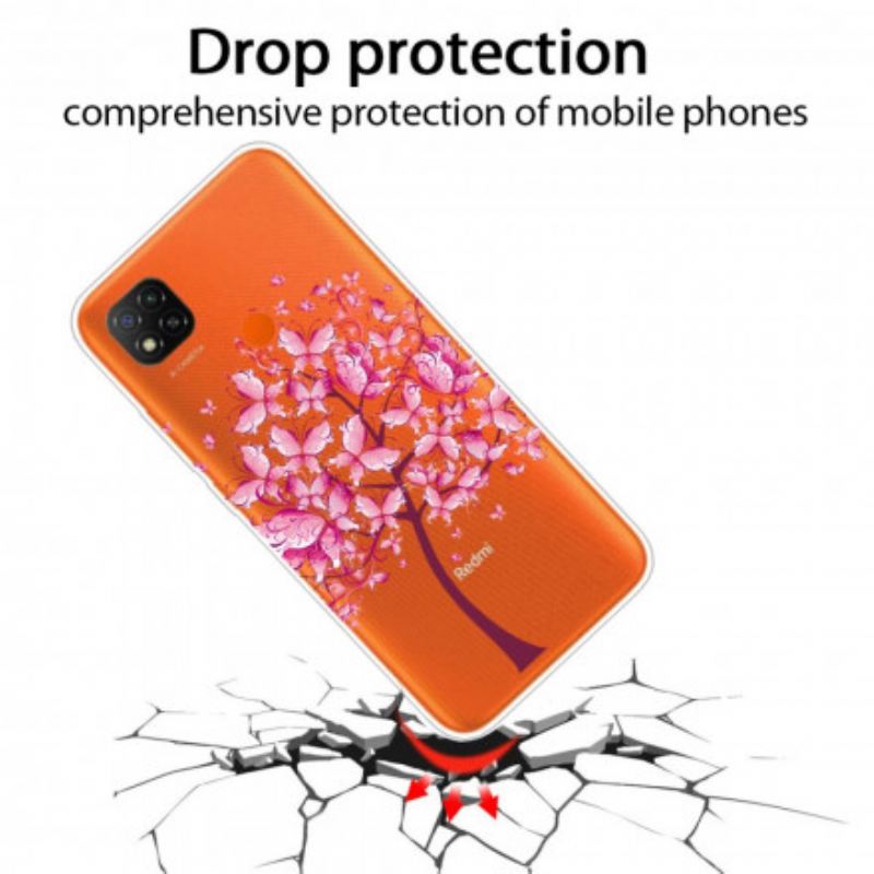 Tok Xiaomi Redmi 9C Pink Tree Top