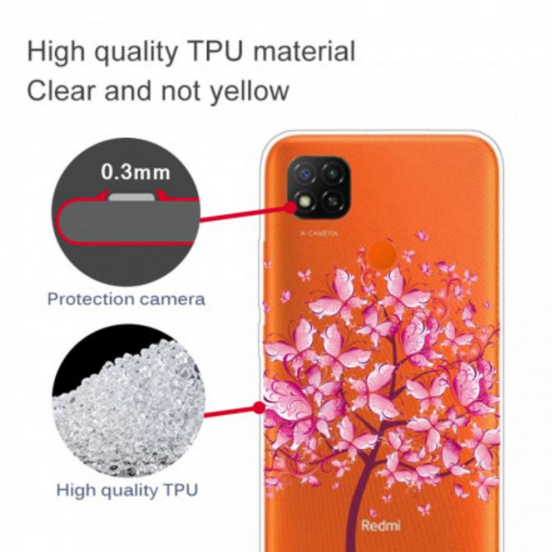 Tok Xiaomi Redmi 9C Pink Tree Top