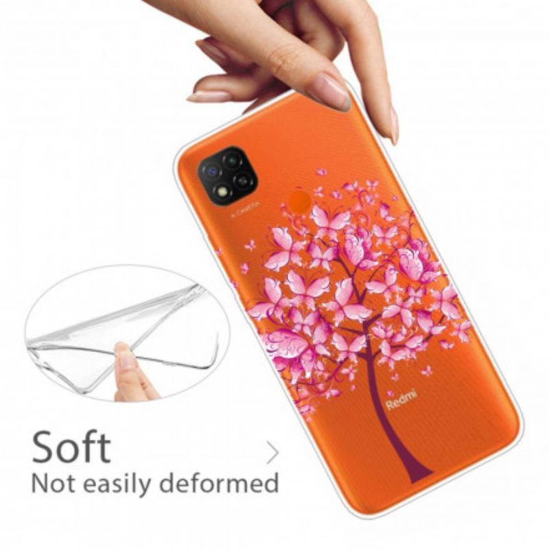 Tok Xiaomi Redmi 9C Pink Tree Top