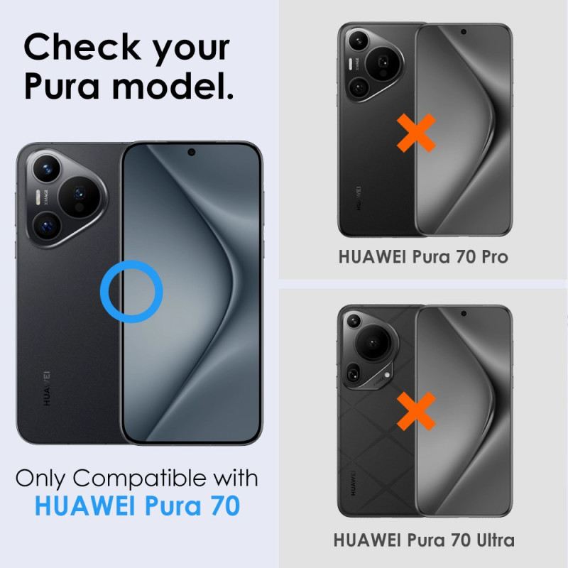 Huawei Pura 70 Lencsevédő Fémgyűrűvel Northjo