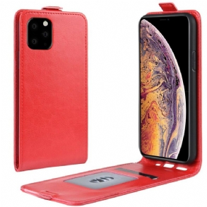 Fliptok / Bőrtok iPhone 11 Pro Max Összecsukható Bőr Hatás