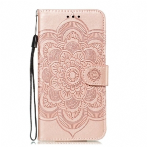 Fliptok / Bőrtok iPhone 11 Pro Max szíjjal Full Strap Mandala