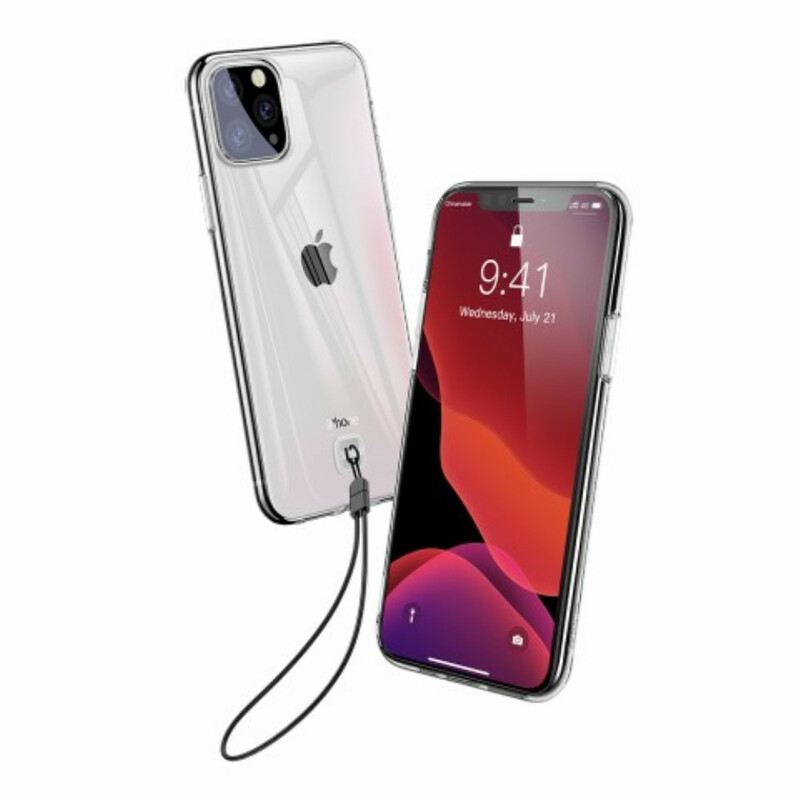 Telefontok iPhone 11 Pro Max szíjjal Baseus Átlátszó Pánt