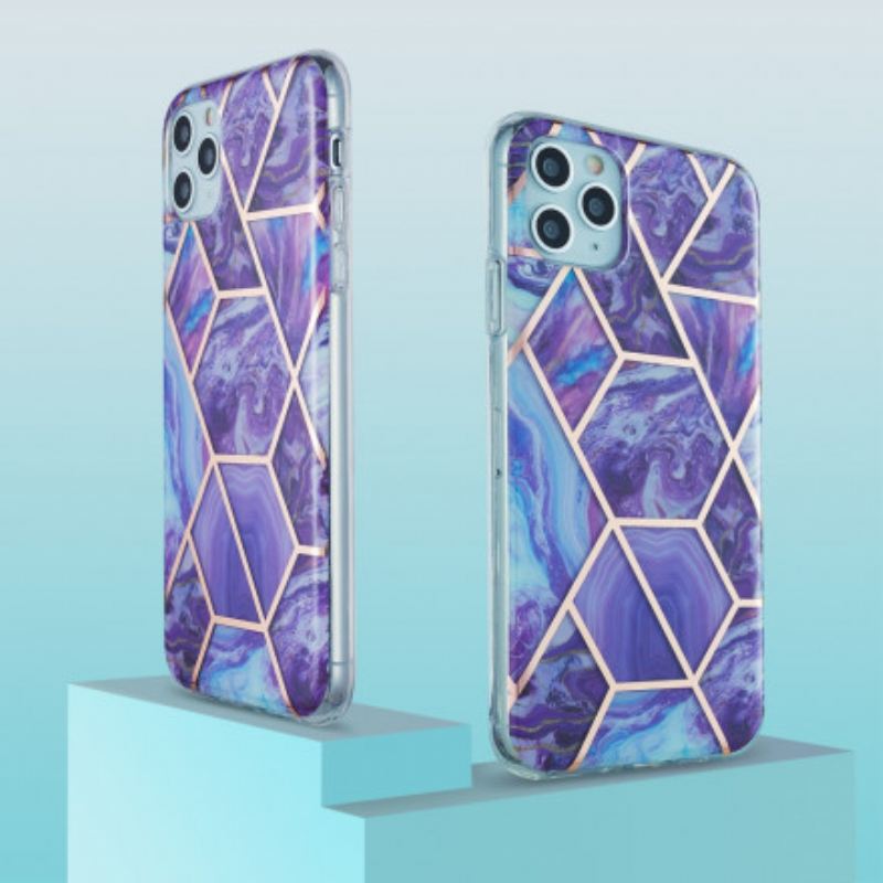 Tok iPhone 11 Pro Max Szilikon Márvány Geometria