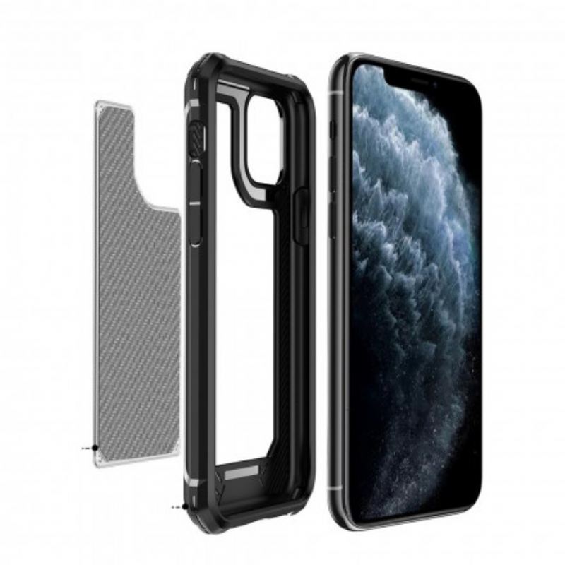 Tok iPhone 11 Pro Max Varrat Nélküli Szénszálas Textúra