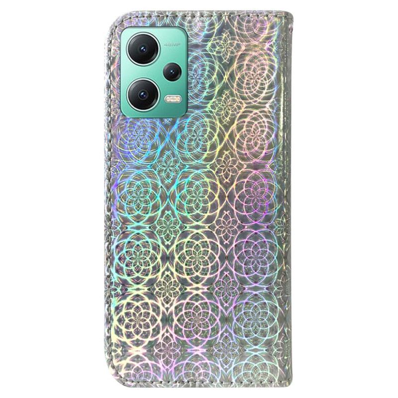 Fliptok / Bőrtok Xiaomi Redmi Note 12 5G Disco Stílusú