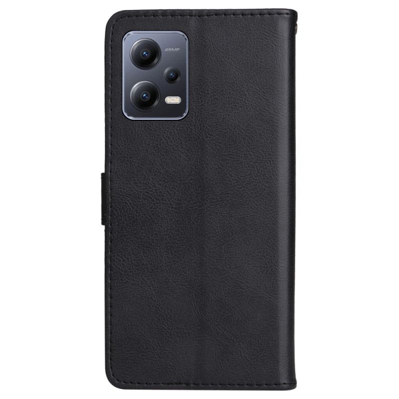 Fliptok / Bőrtok Xiaomi Redmi Note 12 5G szíjjal Sima Szíjjal