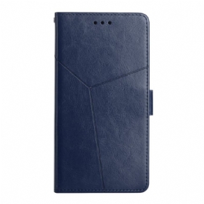 Fliptok / Bőrtok Xiaomi Redmi Note 12 5G szíjjal Y Strappy Design