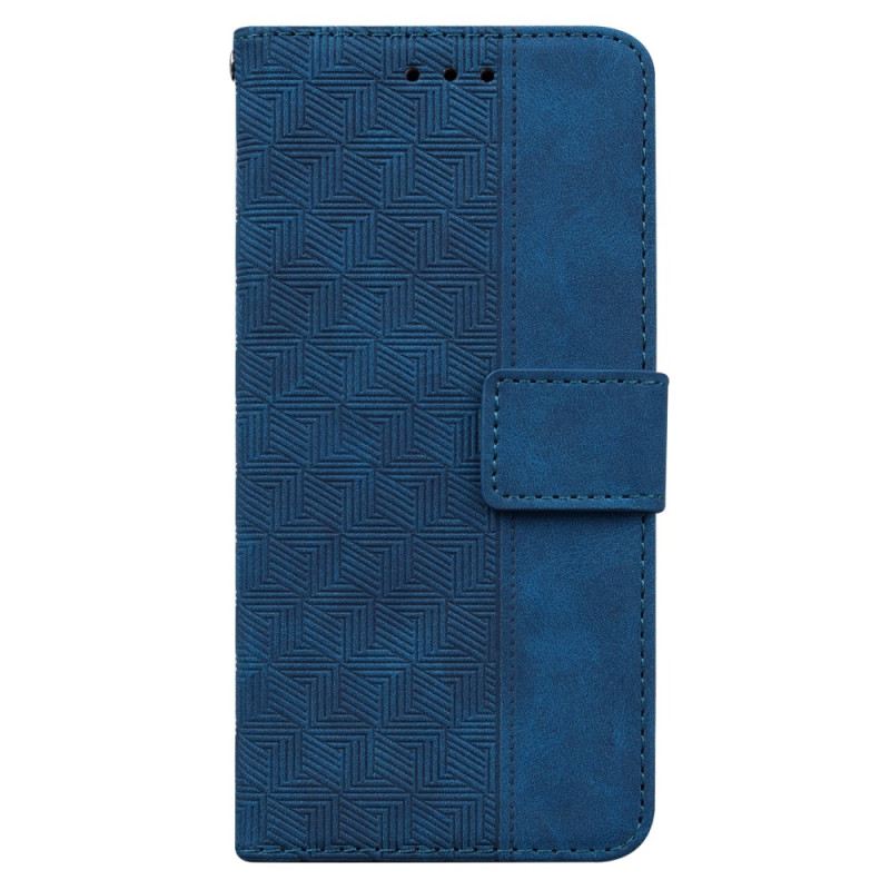 Fliptok Xiaomi Redmi Note 12 5G szíjjal Pántos Minta