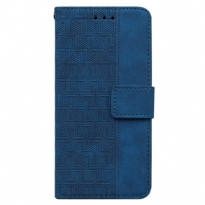 Fliptok Xiaomi Redmi Note 12 5G szíjjal Pántos Minta