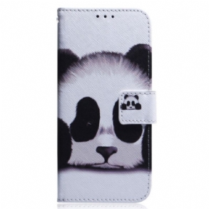 Fliptok Xiaomi Redmi Note 12 5G szíjjal Pántos Panda