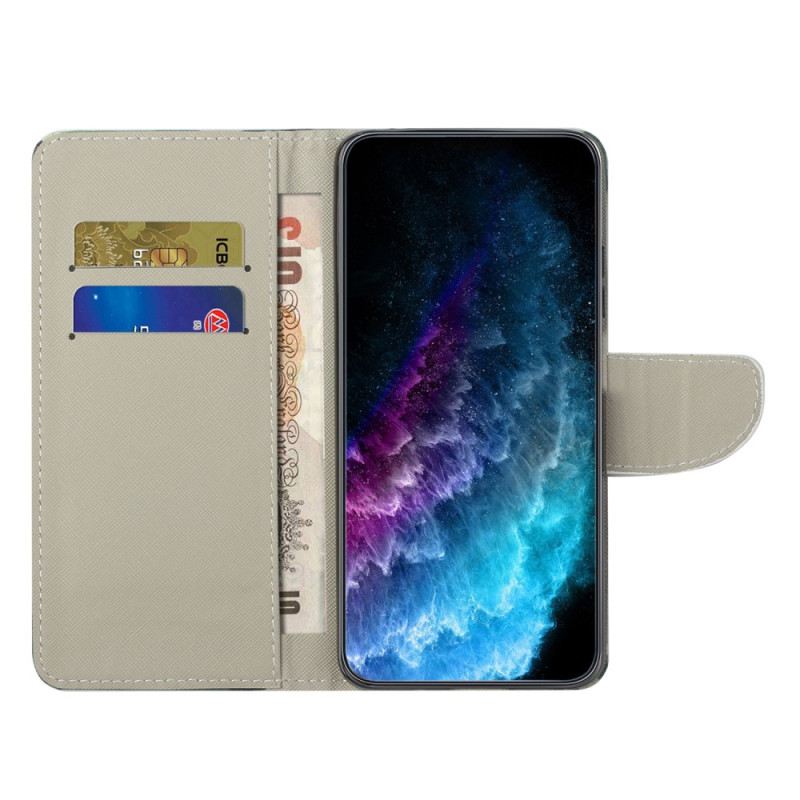 Fliptok Xiaomi Redmi Note 12 5G szíjjal Veszélyes Tanga Medve