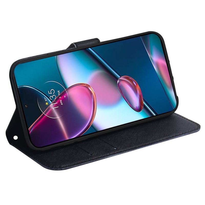 Kinyitható Tokok Moto G73 5G szíjjal Strappy Puppy Dream