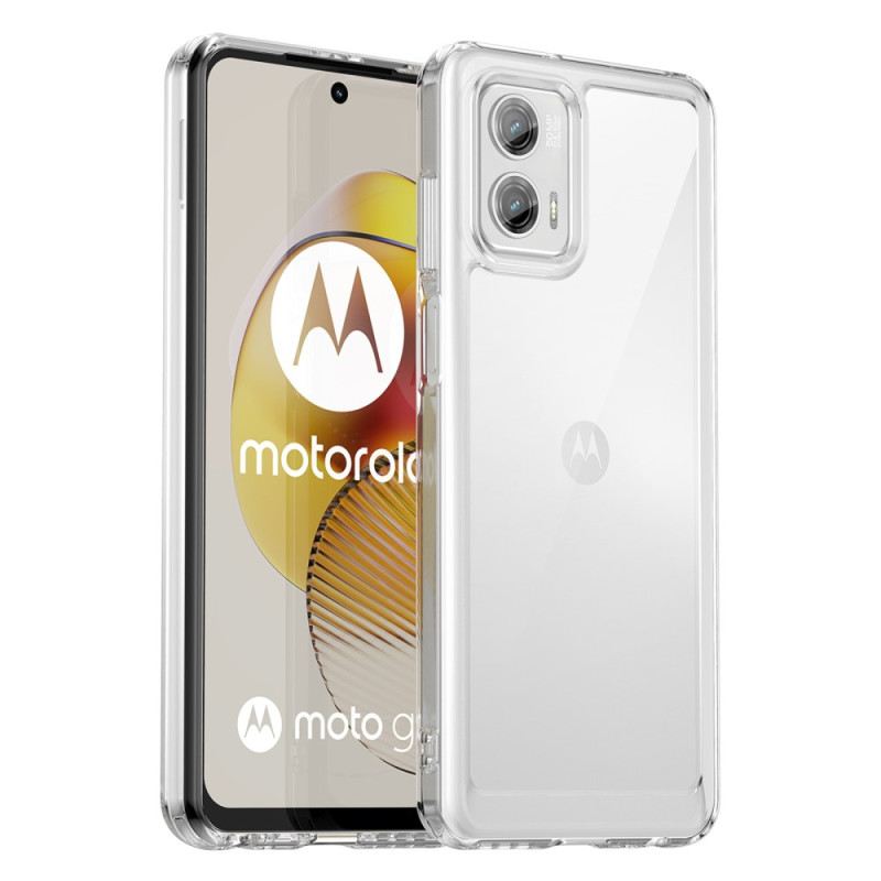 Telefontok Moto G73 5G Átlátszó Hibrid