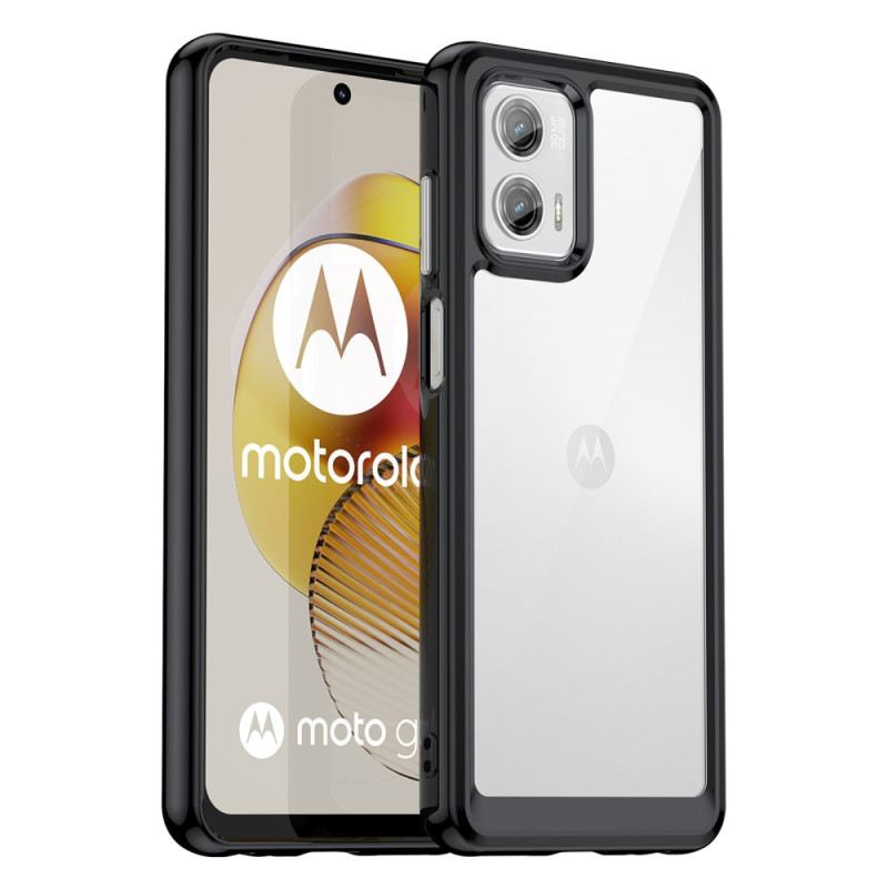 Telefontok Moto G73 5G Átlátszó Hibrid