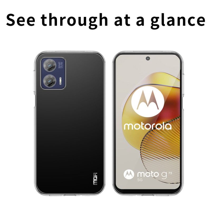 Telefontok Moto G73 5G Átlátszó Mofi