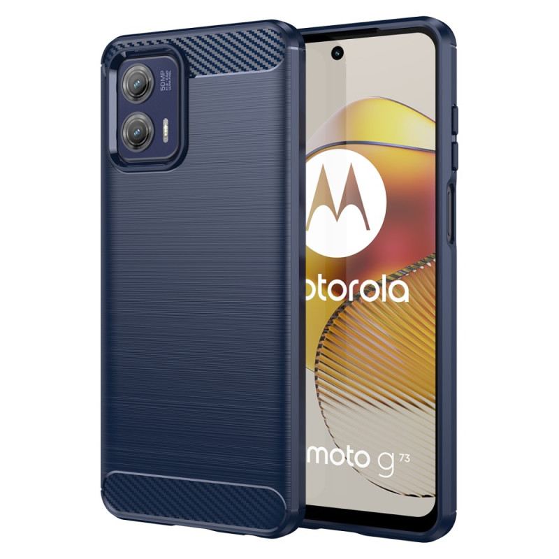 Tok Moto G73 5G Csiszolt Szénszálas