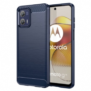 Tok Moto G73 5G Csiszolt Szénszálas