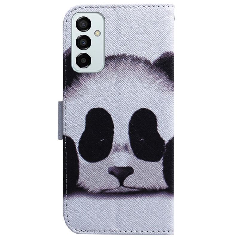 Fliptok / Bőrtok Samsung Galaxy M13 szíjjal Pántos Panda