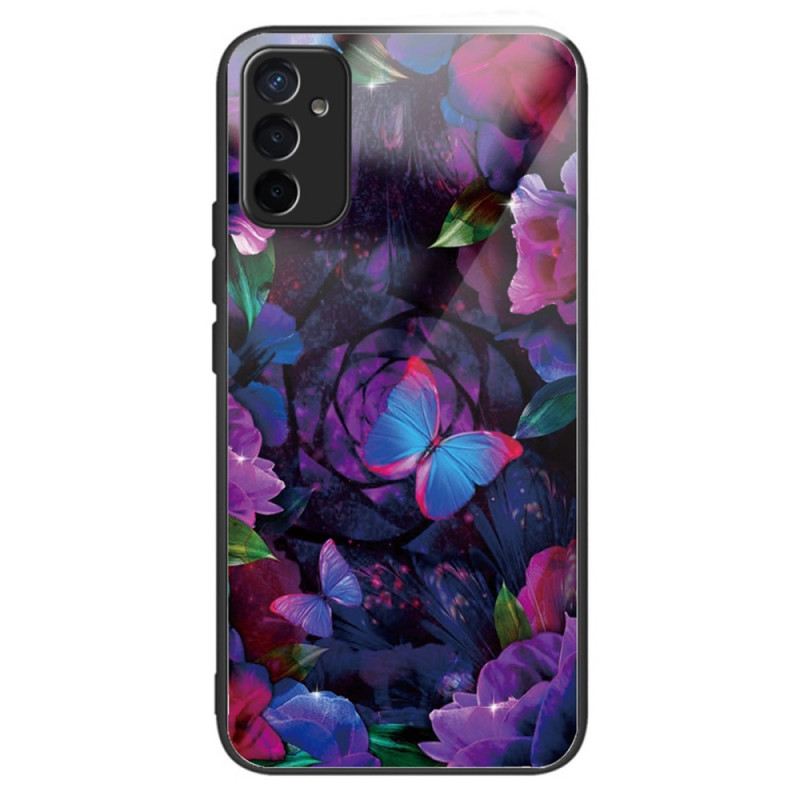 Tok Samsung Galaxy M13 Butterflies Variation Tempered Glass