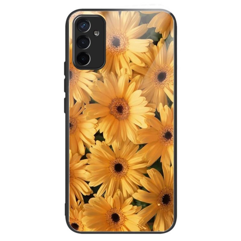 Tok Samsung Galaxy M13 Sun Flowers Edzett Üveg