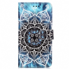 Fliptok / Bőrtok Samsung Galaxy A54 5G szíjjal Pántos Mandala