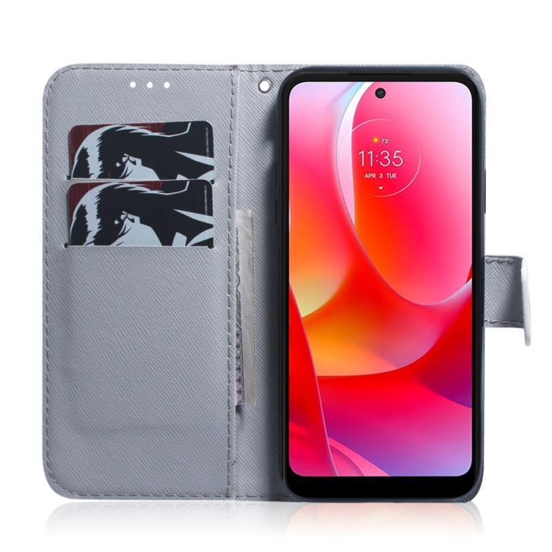 Fliptok / Bőrtok Xiaomi Redmi Note 11 / 11S Baglyok Festménye