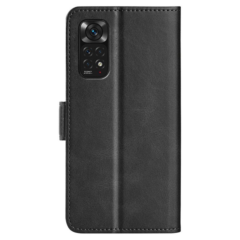 Fliptok / Bőrtok Xiaomi Redmi Note 11 / 11S Dupla Csappantyú