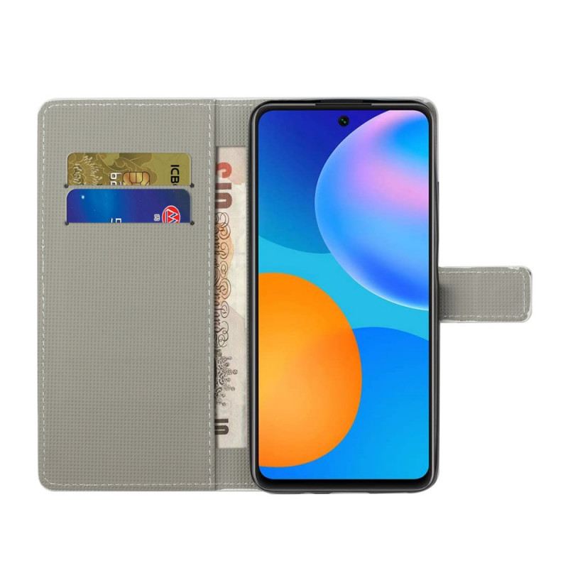 Fliptok / Bőrtok Xiaomi Redmi Note 11 / 11S Galaxy Design