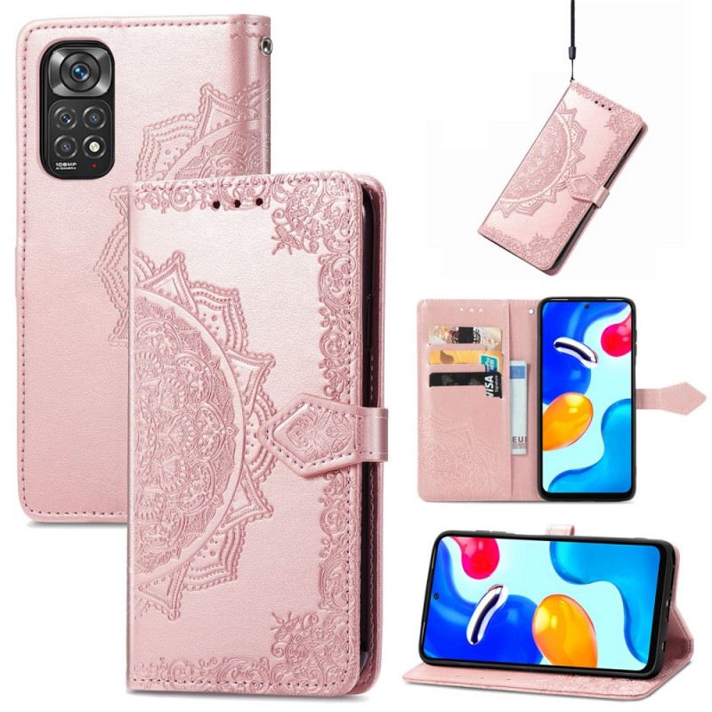 Fliptok / Bőrtok Xiaomi Redmi Note 11 / 11S Mandala Középkor