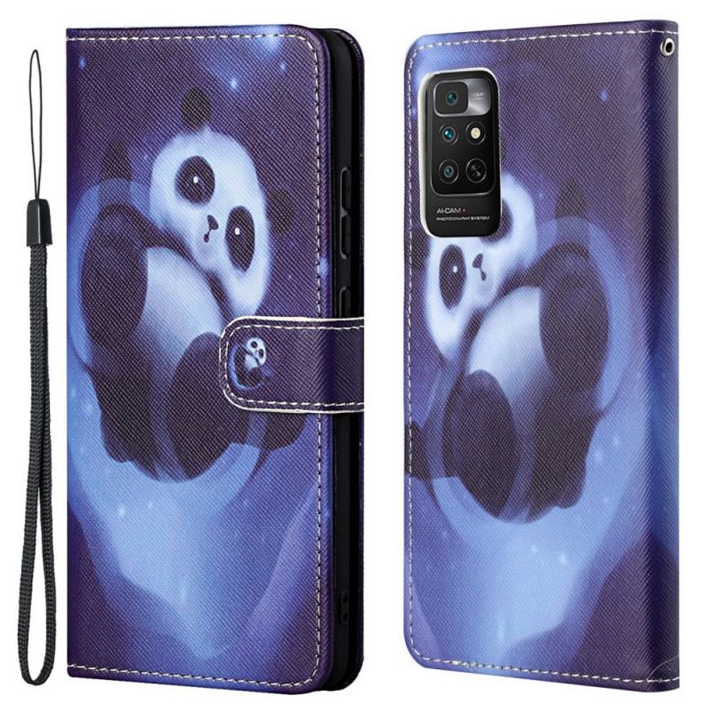 Fliptok / Bőrtok Xiaomi Redmi Note 11 / 11S Panda Space