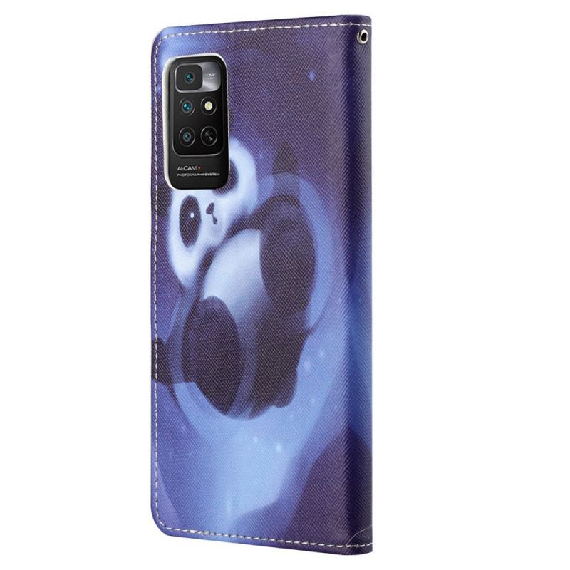 Fliptok / Bőrtok Xiaomi Redmi Note 11 / 11S Panda Space