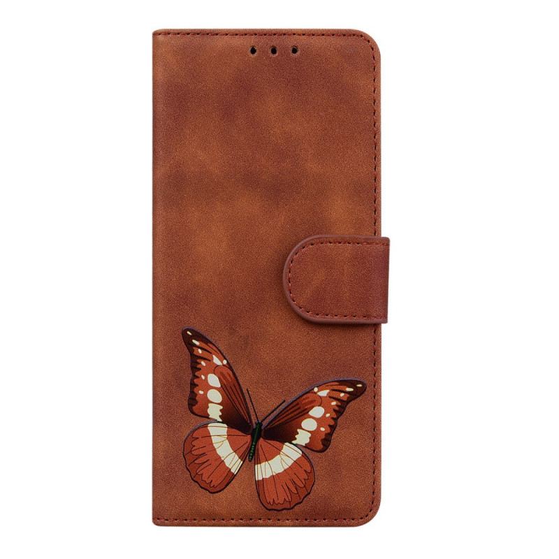 Fliptok / Bőrtok Xiaomi Redmi Note 11 / 11S Skin-touch Butterfly