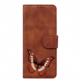 Fliptok / Bőrtok Xiaomi Redmi Note 11 / 11S Skin-touch Butterfly