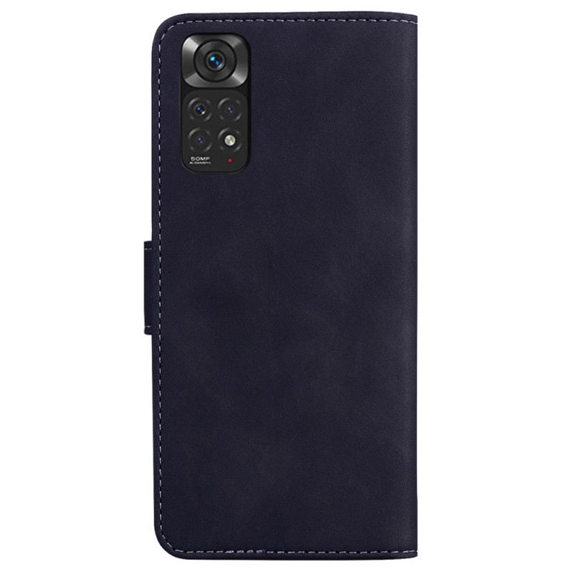 Fliptok / Bőrtok Xiaomi Redmi Note 11 / 11S Skin-touch Butterfly