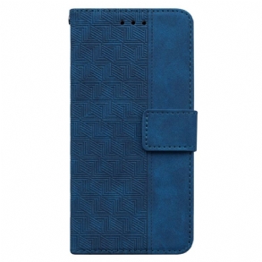 Fliptok / Bőrtok Xiaomi Redmi Note 11 / 11S szíjjal Pántos Minta