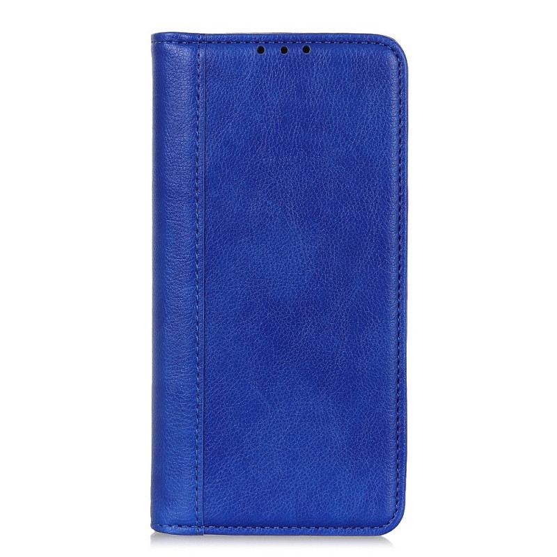 Fliptok Xiaomi Redmi Note 11 / 11S Bőrtok Elegance Hasított Litcsi Bőr