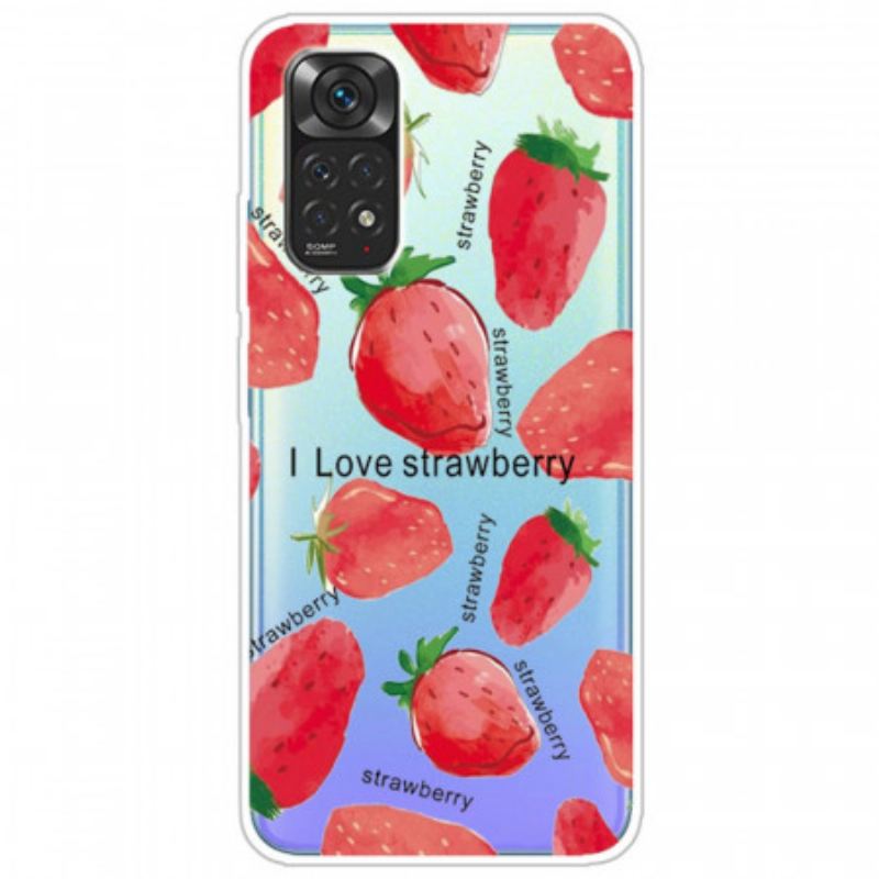 Tok Xiaomi Redmi Note 11 / 11S Eper / I Love Strawberry