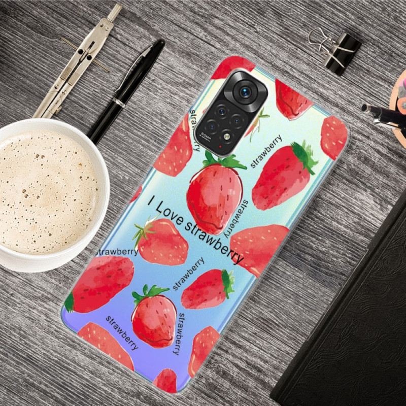 Tok Xiaomi Redmi Note 11 / 11S Eper / I Love Strawberry