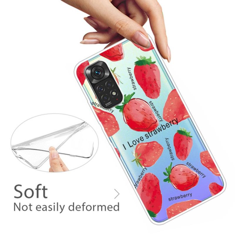 Tok Xiaomi Redmi Note 11 / 11S Eper / I Love Strawberry