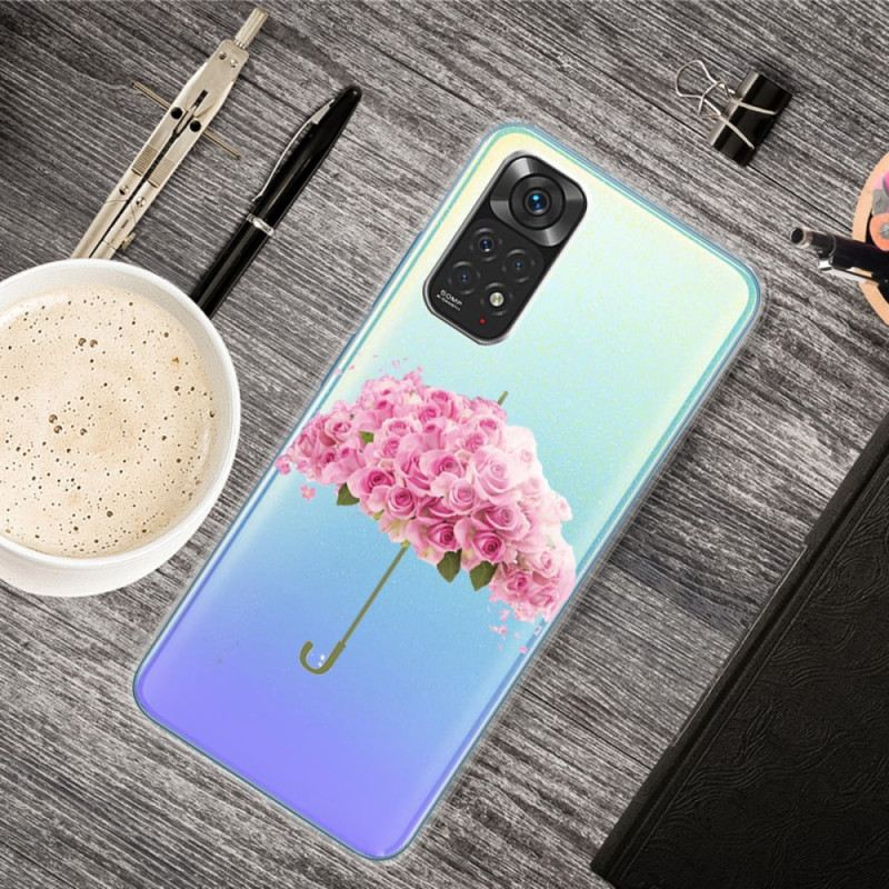 Tok Xiaomi Redmi Note 11 / 11S Esernyő Rózsákban