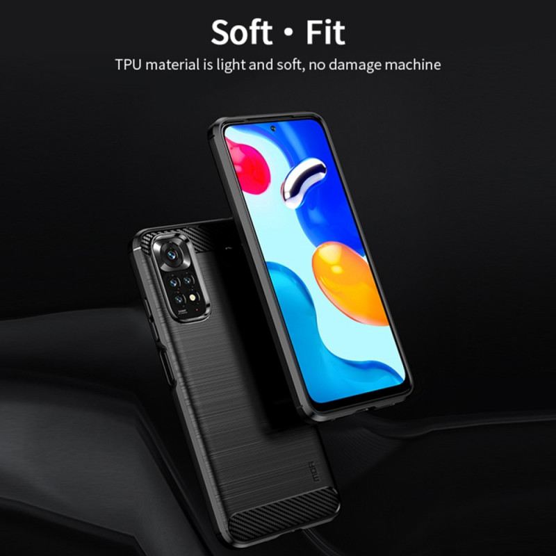 Tok Xiaomi Redmi Note 11 / 11S Mofi Szálcsiszolt Szénszálas